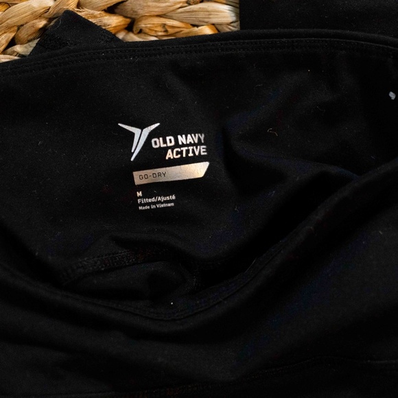 Old Navy Active Black Motto Leggings - Picture 3 of 3